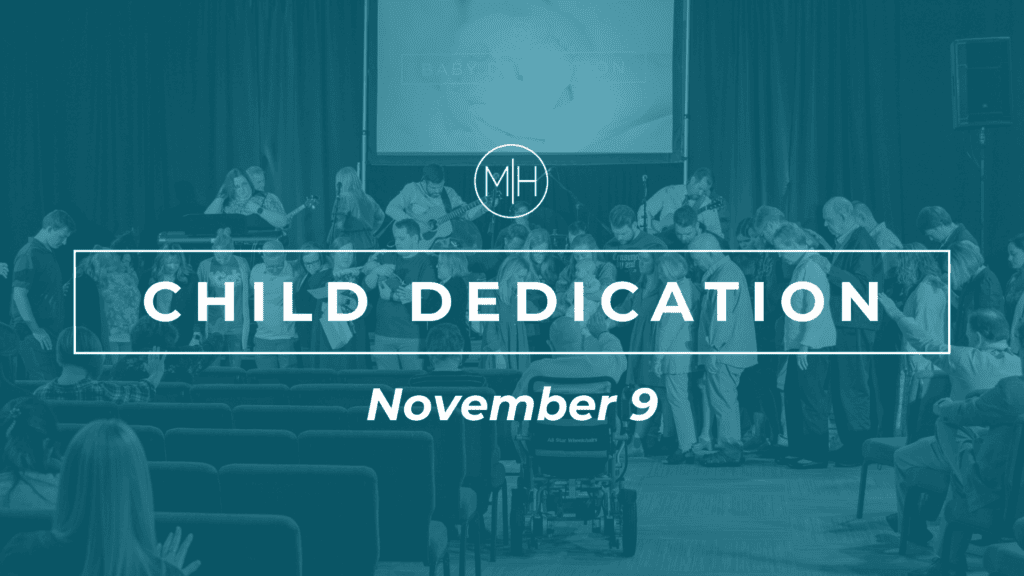 child dedication november