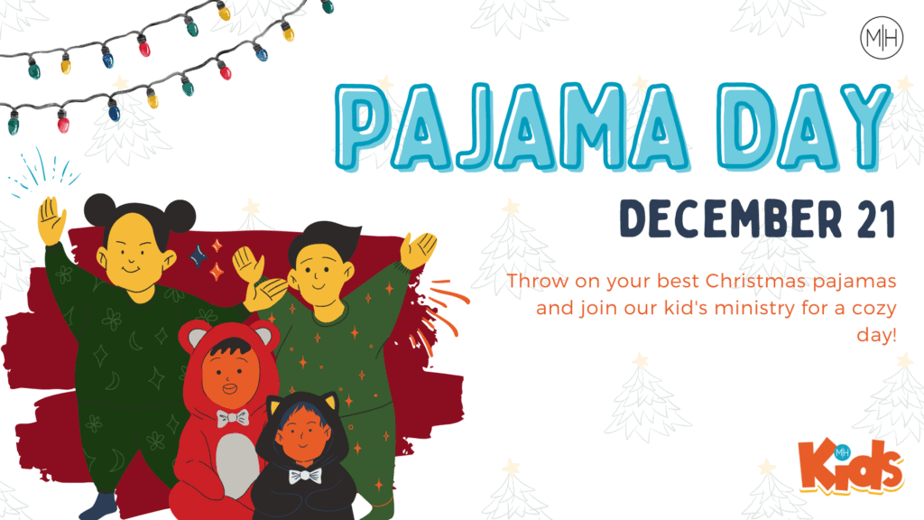 kids christmas pajama day